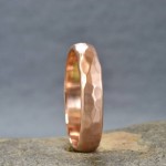 Personalised Handmade Hammered Wedding Ring - Handcrafted By Name My Rings™