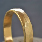 Personalised Handmade Hammered Wedding Ring - Handcrafted By Name My Rings™