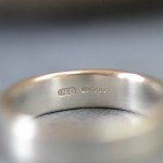 Personalised Handmade Satin Rectangular Wedding Ring - Handcrafted By Name My Rings™