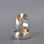 Personalised Handmade Wedding Ring With Hammered Finish - Handcrafted By Name My Rings™