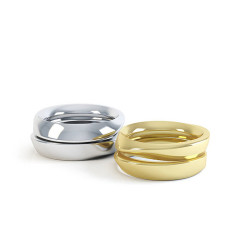 Personalised Eternal Twist Ring - Handcrafted By Name My Rings™