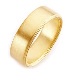 Personalised Mens Decorated Wedding Ring - Handcrafted By Name My Rings™