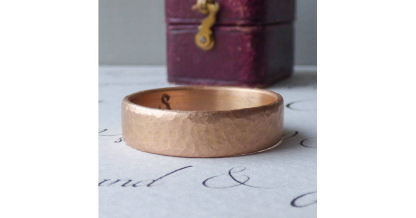 Personalised Mars Mens Fairtrade Wedding Ring ...