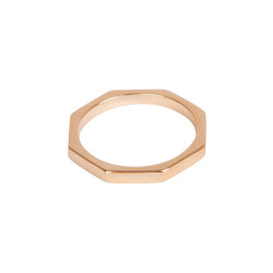 Personalised Octagon Bolt Ring - Handcrafted By Name My Rings™