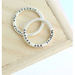 Personalised Message Ring - Handcrafted By Name My Rings™