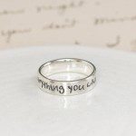 Personalised Script Ring - Handcrafted By Name My Rings™