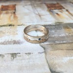 Personalised Two Tone Coastline - Handcrafted By Name My Rings™