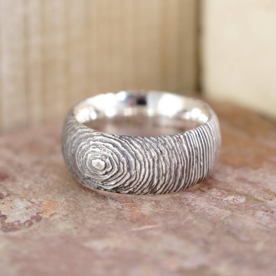 Slate Name Rings Personalised Slate Ring - Handcrafted By Name My Rings™