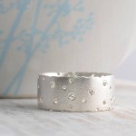 Personalised Ring With Diamonds - Handcrafted By Name My Rings™