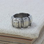 Personalised Steampunk Wedding Band - Handcrafted By Name My Rings™