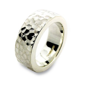 Personalised Hammered Ring - Handcrafted By Name My Rings™