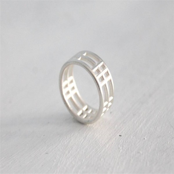 Personalised Inclusions Two Ring - Handcrafted By Name My Rings™