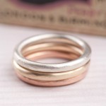 Personalised Textured Halo Band - Handcrafted By Name My Rings™