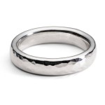 Personalised Unisex Hammered Ring - Handcrafted By Name My Rings™