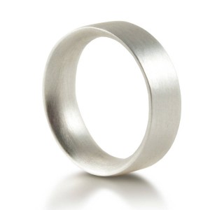 Personalised Mens Wedding Ring Comfort Fit Matt - Handcrafted By Name My Rings™